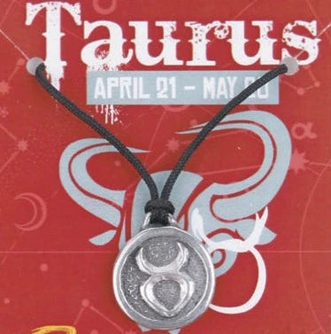 Zodiac Taurus Necklace Charm