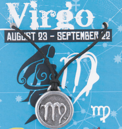 Zodiac Virgo Pewter Charm