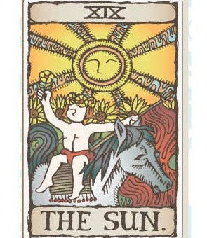 The Sun Tarot Card Air Freshner
