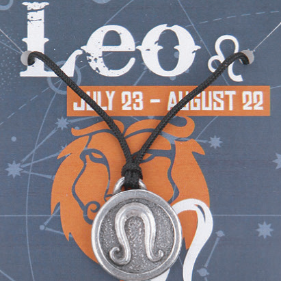Zodiac Leo Pewter Charm