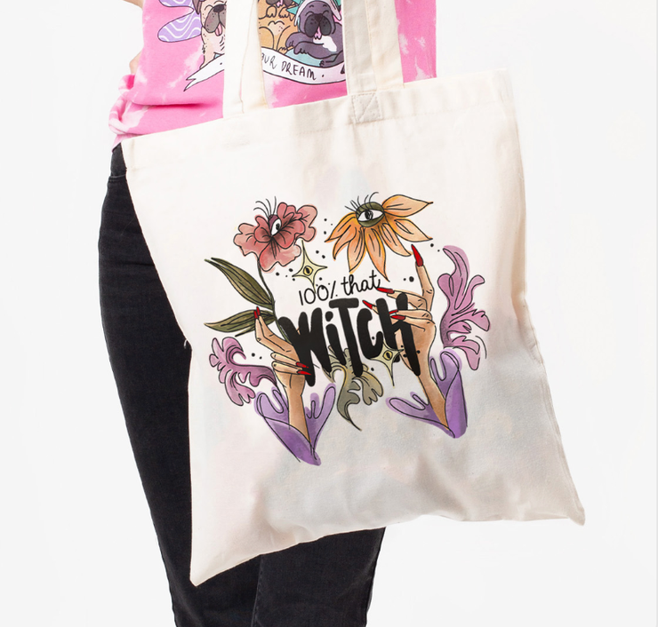 Tote Bag - 100% That Witch